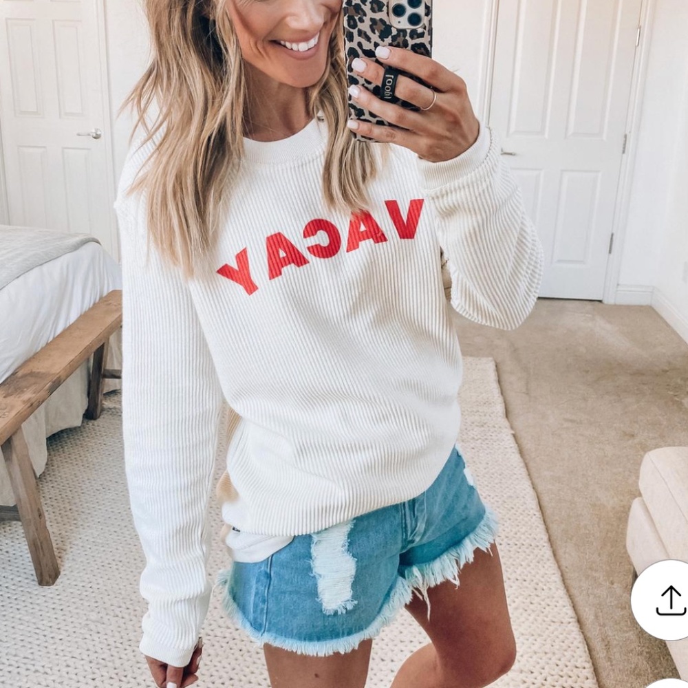 Corded Vacay Long Sleeve
